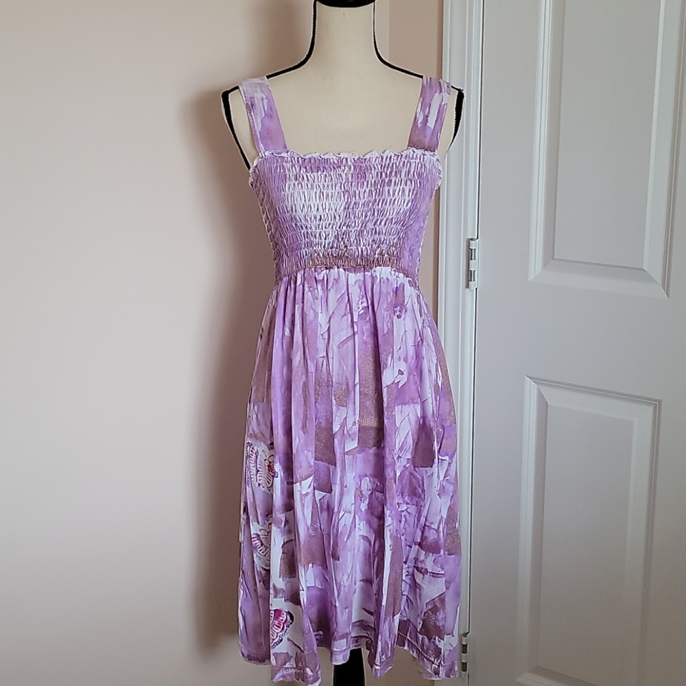 HAND PAINTED SMOCKED SUNDRESS